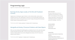 Desktop Screenshot of programminglogic.com